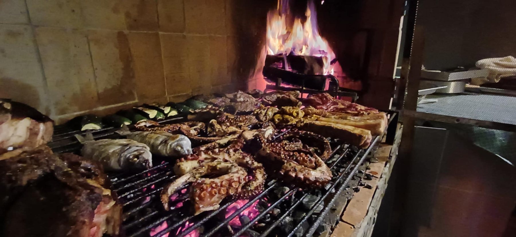 Cuisine au feu de bois
